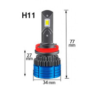 Світлодіодні LED лампи 40Вт MUST HAVE T40 з цоколем H11
