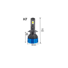 Світлодіодні LED лампи 40Вт MUST HAVE T40 з цоколем H7