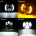 Универсальные Bi LED Фары 7 дюймов с Ангельскими глазками 60W